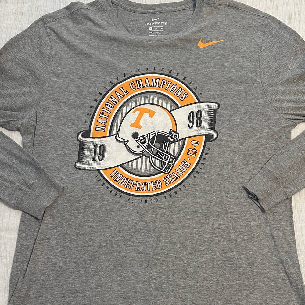 Nike Tennessee Vols Long Sleeve National Champions Shirt